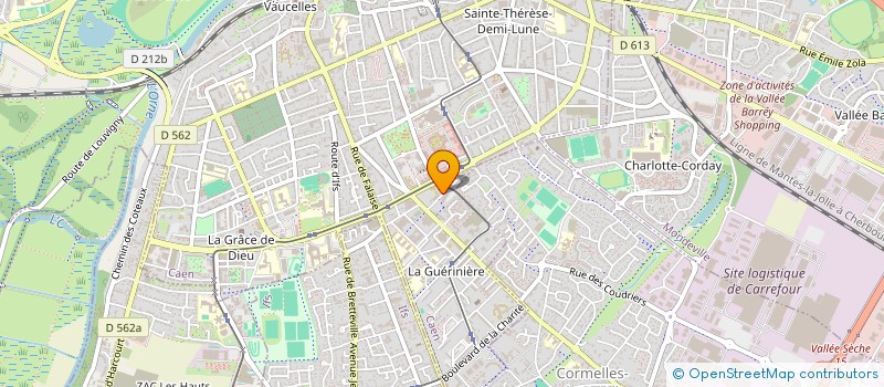 localisation de l'entreprise UNION FEDERALE DES CONSOMMATEURS QUE CHOISIR DE BN à CAEN