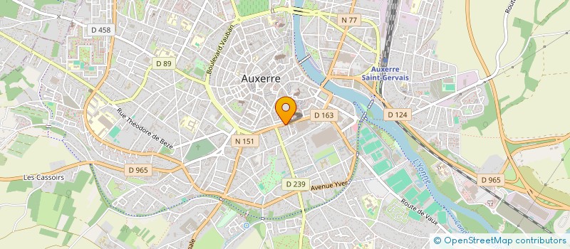 localisation de l'entreprise UNION FEDERALE DES CONSOMMATEURS QUE CHOISIR DE L'YONNE à AUXERRE