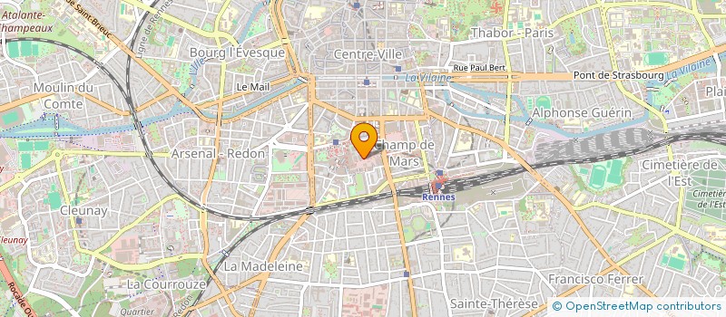 localisation de l'entreprise UNION FEDERALE DES CONSOMMATEURS -QUE CHOISIR DE RENNES  RENNES