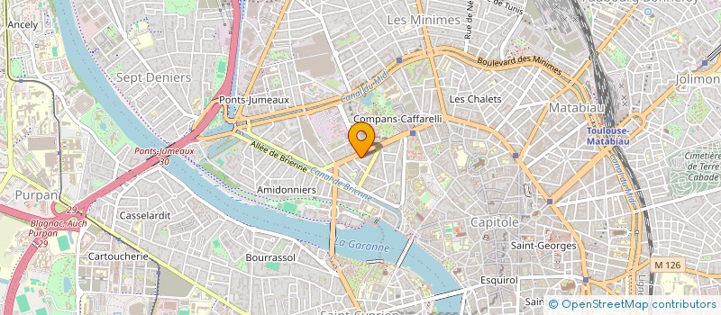 localisation de l'entreprise UNION FEDERALE DES CONSOMMATEURS TOULOUS à TOULOUSE
