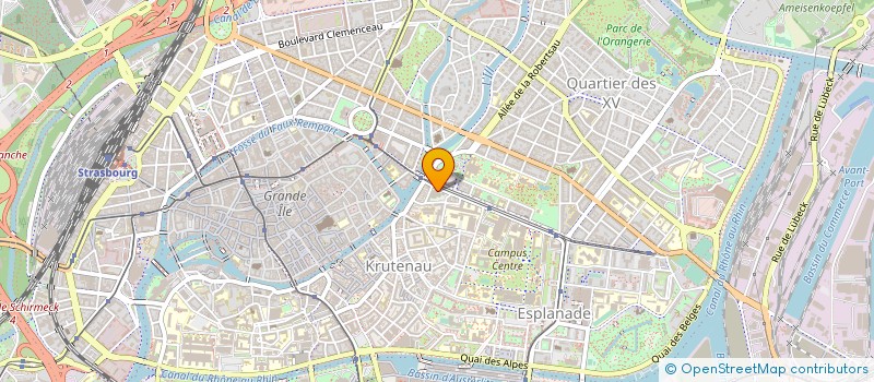 localisation de l'entreprise UNION FEDERALE DES OSTEOPATHES DE FRANCE à STRASBOURG