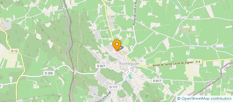 localisation de l'entreprise UNION FEDERALE DROMOISE DES COMBATTANTS  ROCHEGUDE