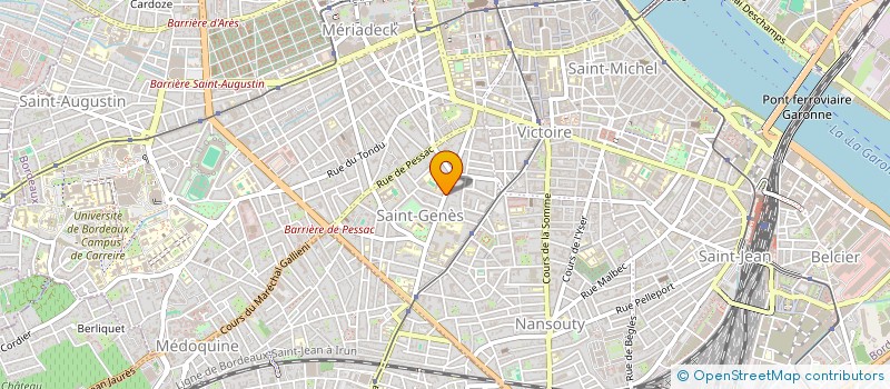 localisation de l'entreprise UNION FEDERALE GIRONDINE DES ASSOCIATIONS D'ANCIENS COMBATTANTS, DE LEURS VEUVES, ORPHELINS ET ASCENDANTS, VICTIMES DE G  BORDEAUX