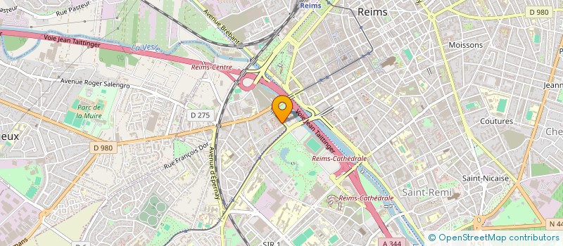 localisation de l'entreprise UNION FEDERALE MARNAISE  REIMS