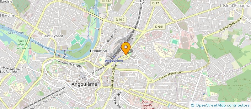 localisation de l'entreprise UNION FEDERALE QUE CHOISIR UFC QUE CHOISIR CHARENTE à ANGOULEME