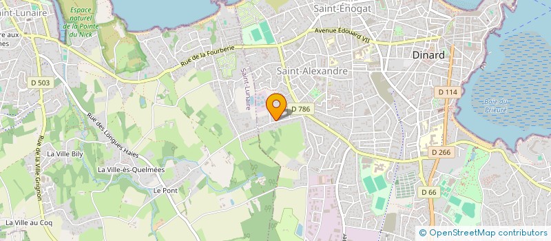 localisation de l'entreprise UNION FEDERATIVE D'ILE ET VILAINE DES ASSISTANTS MATERNELS ET FAMILIAUX à DINARD