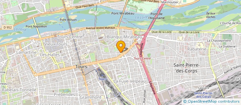 localisation de l'entreprise UNION FERTITOURAINE à TOURS