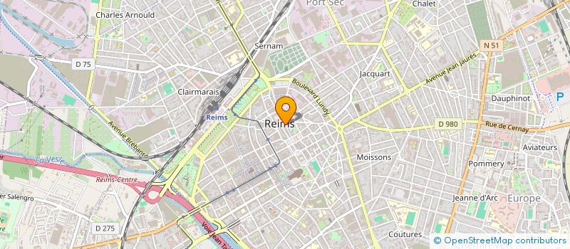 localisation de l'entreprise UNION - FMC à REIMS