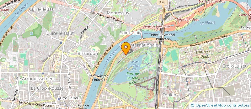 localisation de l'entreprise UNION FONCIERE CANNOISE  LYON