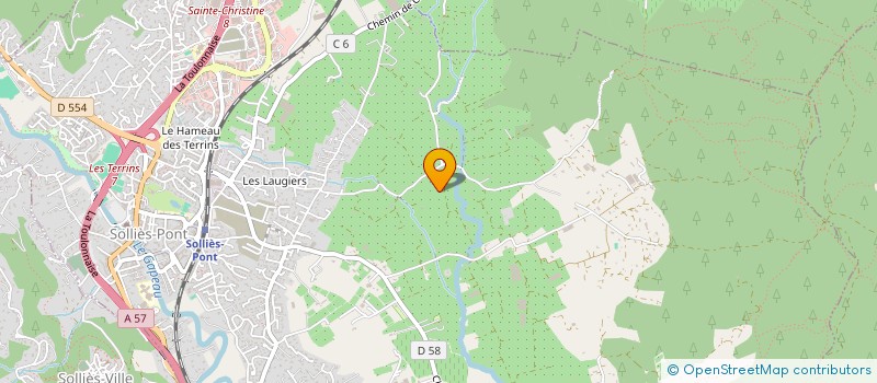 localisation de l'entreprise UNION FONCIERE IMMOBILIERE  SOLLIES-PONT