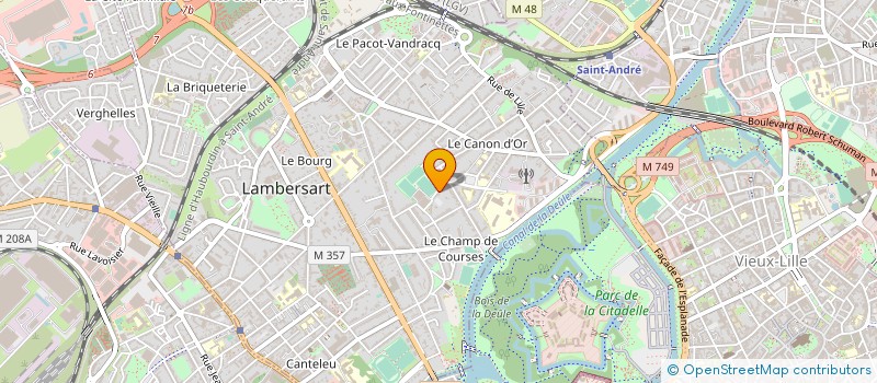 localisation de l'entreprise UNION FOOTBALL LAMBERSART à LAMBERSART