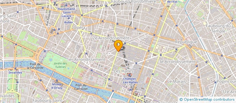 localisation de l'entreprise UNION FR BIJOUTERIE JOAILLERIE ORFEV  PARIS