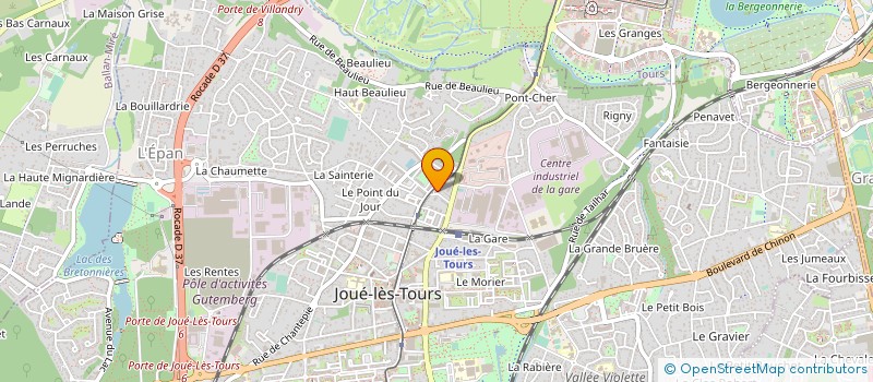 localisation de l'entreprise UNION FR OEUVRES LAIQUES EDUCAT PHYSIQUE à JOUE-LES-TOURS