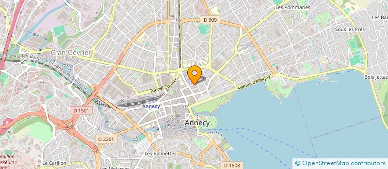 localisation de l'entreprise UNION FR SANTE BUCCO DENTAIRE RHONE ALPE  ANNECY