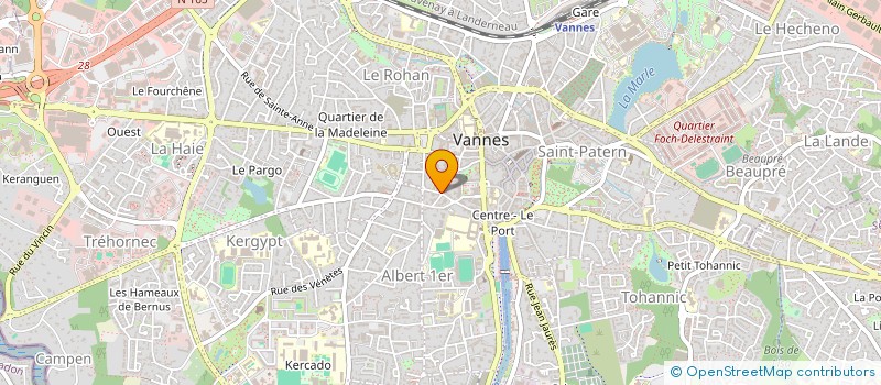 localisation de l'entreprise UNION FRANC CENTRES VACANCES LOISIRS à VANNES