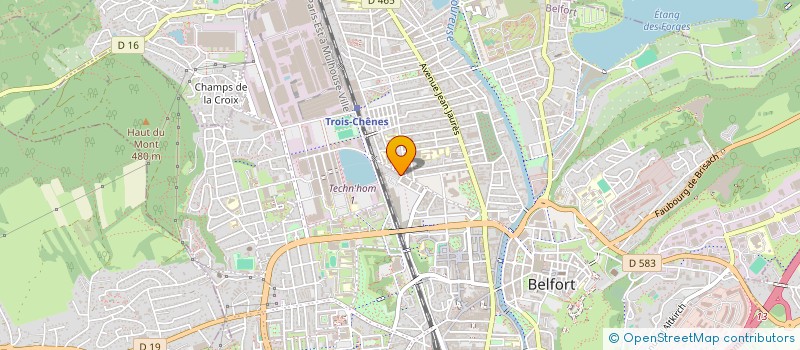 localisation de l'entreprise UNION FRANC OEUVRES LAIQU EDUCAT PHYSIQU à BELFORT