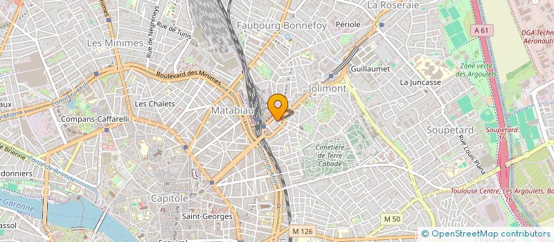 localisation de l'entreprise UNION FRANC POUR SANTE BUCCO DENT HTE G  TOULOUSE