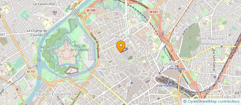 localisation de l'entreprise UNION FRANCAISE CTRE VACANCES & LOISIRS à LILLE