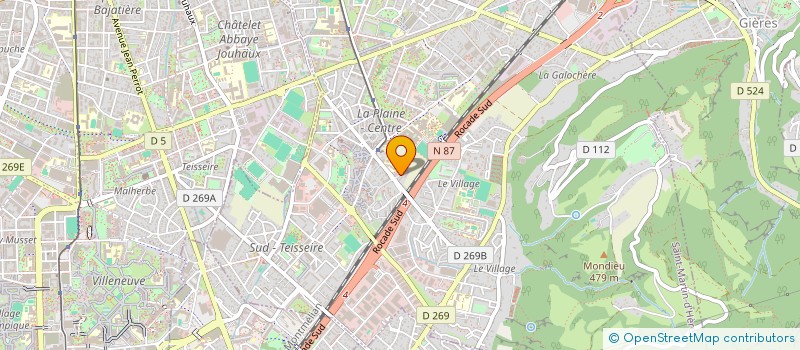 localisation de l'entreprise UNION FRANCAISE DE LETHWEI & BANDO  SAINT-MARTIN-D'HERES