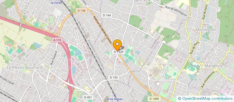 localisation de l'entreprise UNION FRANCAISE DE LUTTE CONTACT à SAINT-PRIX