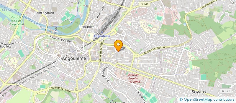 localisation de l'entreprise UNION FRANCAISE POUR LA SANT BUCCO DENTAIRE à ANGOULEME
