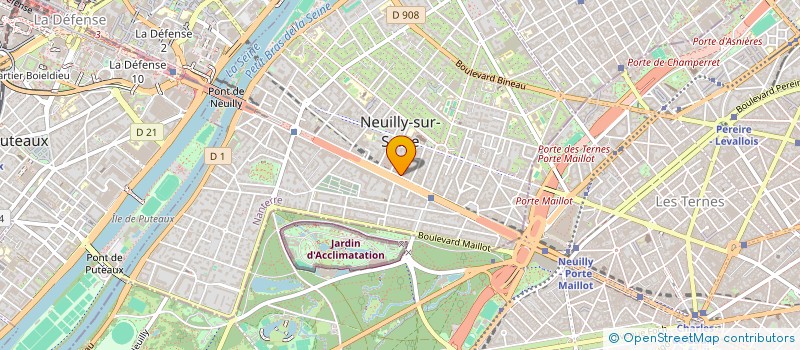 localisation de l'entreprise UNION FRANCAISE POUR LA SANTE BUCCO-DENTAIRE DES HAUTS-DE-SEINE à NEUILLY-SUR-SEINE