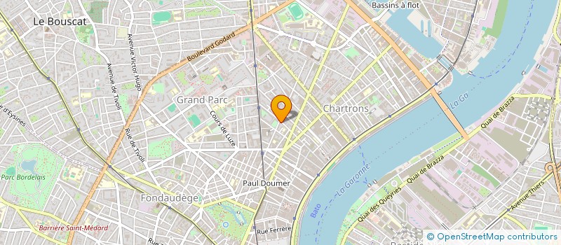 localisation de l'entreprise UNION FRANCAISE SPORTIF SOLIDAIRE  BORDEAUX