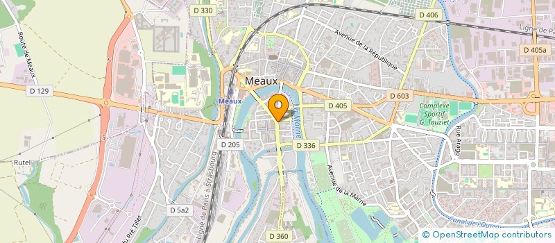 localisation de l'entreprise UNION FRANCE CREDIT à MEAUX