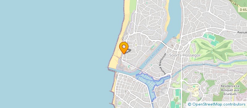 localisation de l'entreprise UNION FRANCOPHONE DE SURF (UFS) à SOORTS-HOSSEGOR
