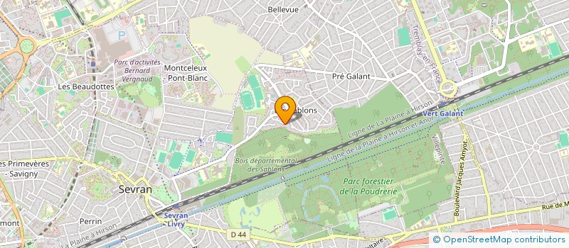 localisation de l'entreprise UNION FRANCOPHONE DE TOUCH RUGBY (UFTR) à SEVRAN