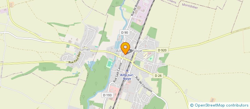 localisation de l'entreprise UNION FRATERNELLE AILEE à AILLY-SUR-NOYE