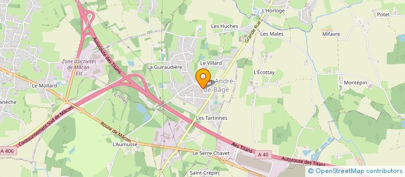 localisation de l'entreprise UNION FRATERNELLE DES CHASSEURS DE DOMMARTIN à BAGE-DOMMARTIN
