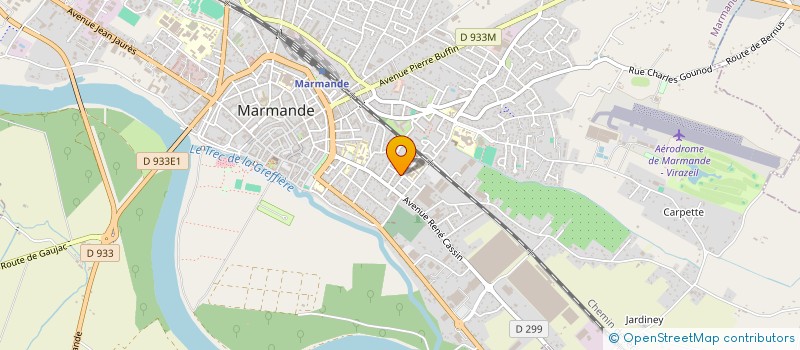 localisation de l'entreprise UNION FRATERNELLE DES PRODIGES  MARMANDE