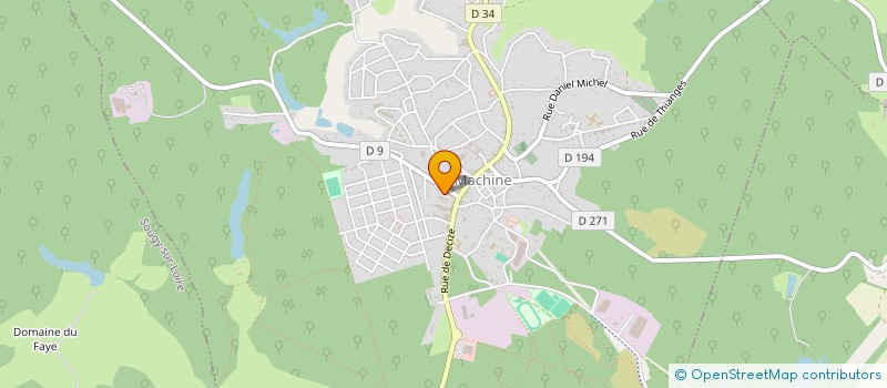 localisation de l'entreprise UNION FRATERNELLE FOOTBALL à LA MACHINE