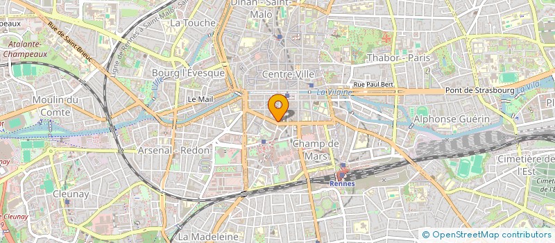 localisation de l'entreprise UNION GEN DES AGENTS D G I à RENNES