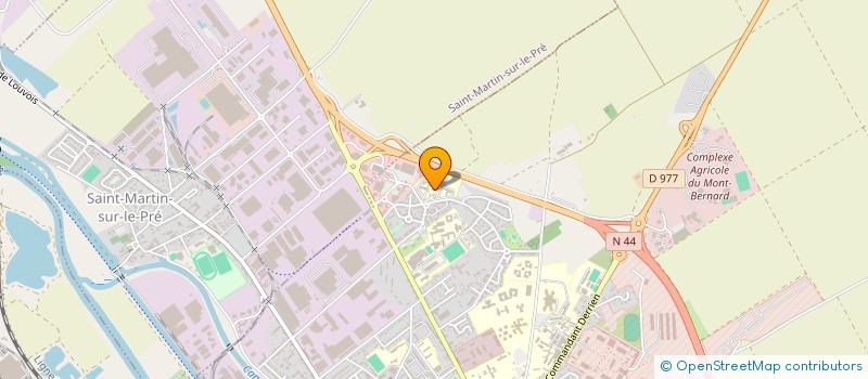 localisation de l'entreprise UNION GENE SPORT ENSEIGNEMENT LIBRE 51 C  CHALONS-EN-CHAMPAGNE