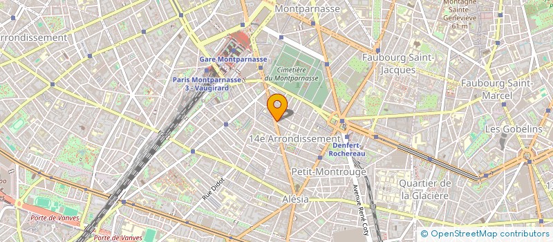 localisation de l'entreprise UNION GENERAL DE TRABAJODORES  PARIS