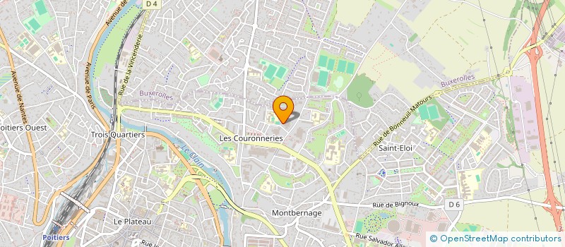localisation de l'entreprise UNION GENERALE DES ETUDIANTS COMORIENS à POITIERS