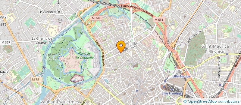 localisation de l'entreprise UNION GENERALE SPORTIVE ENSEIGN LIBRE à LILLE