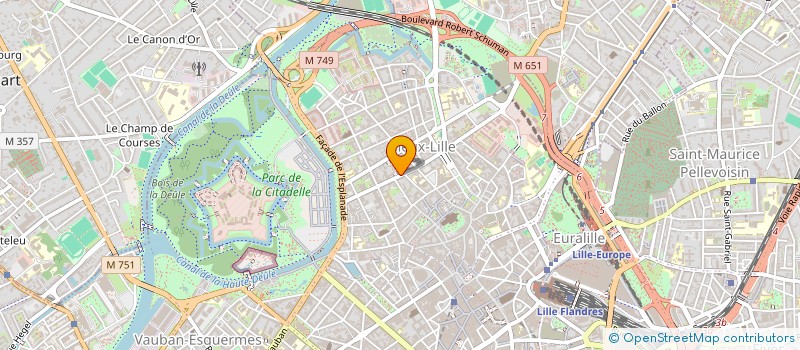 localisation de l'entreprise UNION GENERALE SPORTIVE ENSEIGN LIBRE à LILLE