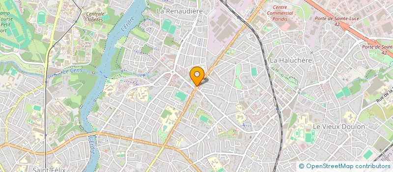 localisation de l'entreprise UNION GESTION ARTISANALE à NANTES