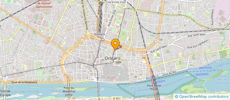 localisation de l'entreprise UNION GESTION ETS CAISSES ASSUR MALADIE à ORLEANS