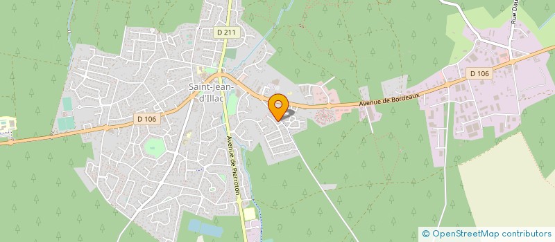 localisation de l'entreprise UNION GIRONDINE DE DEFENSE DES CHASSES TRADITIONNELLES  SAINT-JEAN-D'ILLAC