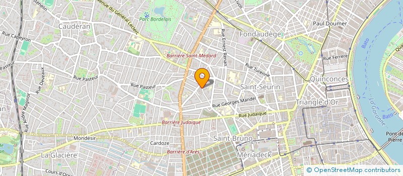localisation de l'entreprise UNION GIRONDINE PETITES MOYENNES ENTREPR à BORDEAUX