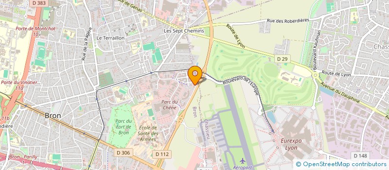 localisation de l'entreprise UNION GRAPHIQUE SERVICE à BRON