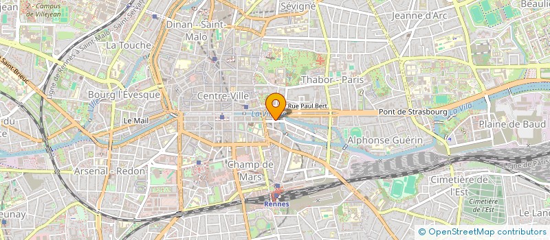 localisation de l'entreprise UNION GYMNASTIQUE SPORTIVE PATRONAGES à RENNES