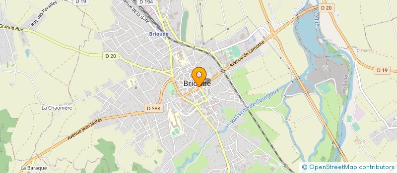 localisation de l'entreprise UNION GYMNIQUE BRIVADOISE à BRIOUDE