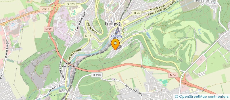 localisation de l'entreprise UNION GYMNIQUE LONGWY à LONGWY