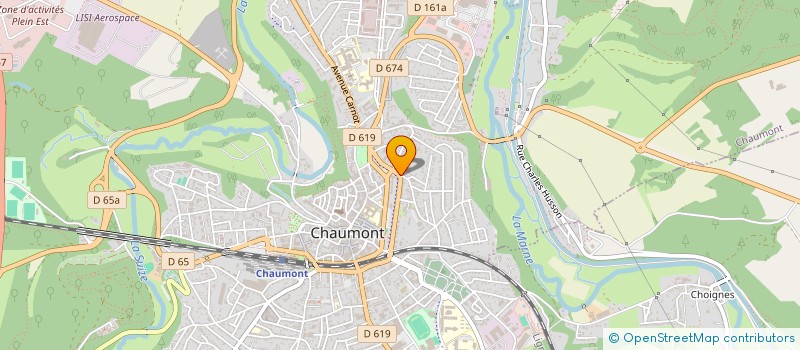 localisation de l'entreprise UNION HAUT-MARNAISE DES DELEGUES DEPARTEMENTAUX DE L'EDUCATION NATIONALE à CHAUMONT