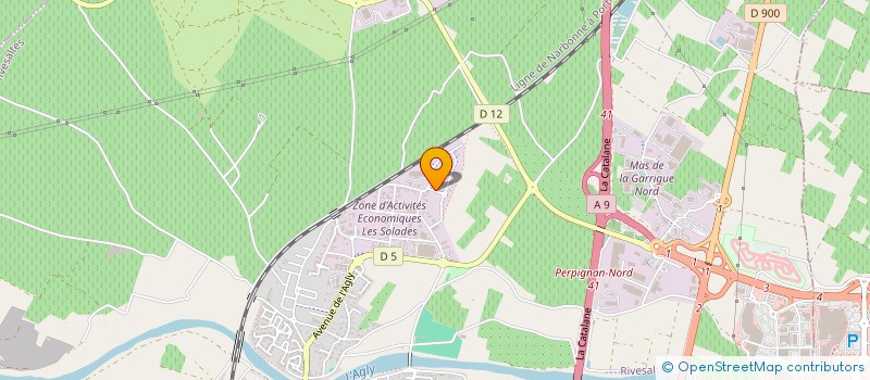 localisation de l'entreprise UNION HEALTHCARE à RIVESALTES